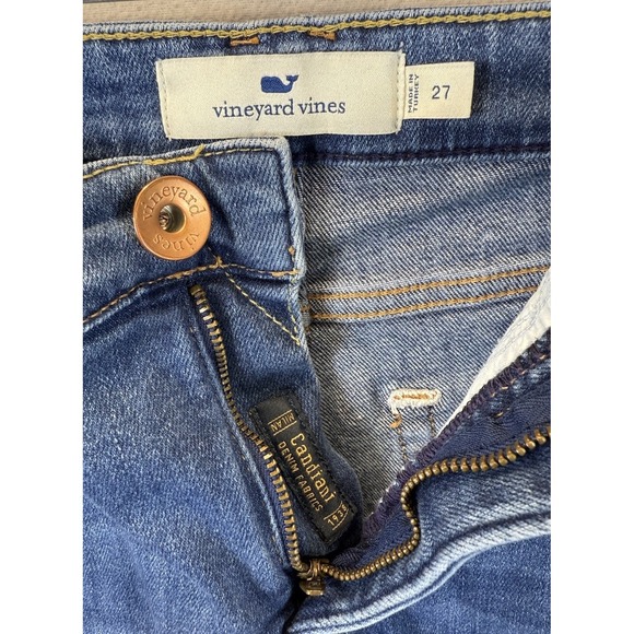 Vineyard Vines Jeans Women's Sz‎ 27 High Rise Skinny Stretch Blue Denim - Picture 3 of 8